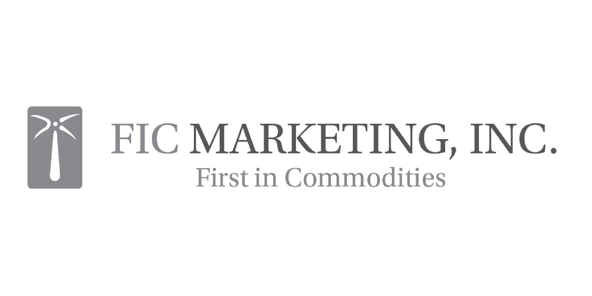 FIC Marketing, INC gray logo