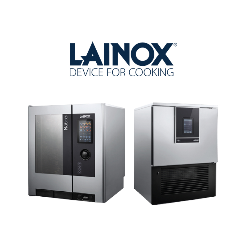 two machine equipment for cooking with Lainox logo at the top