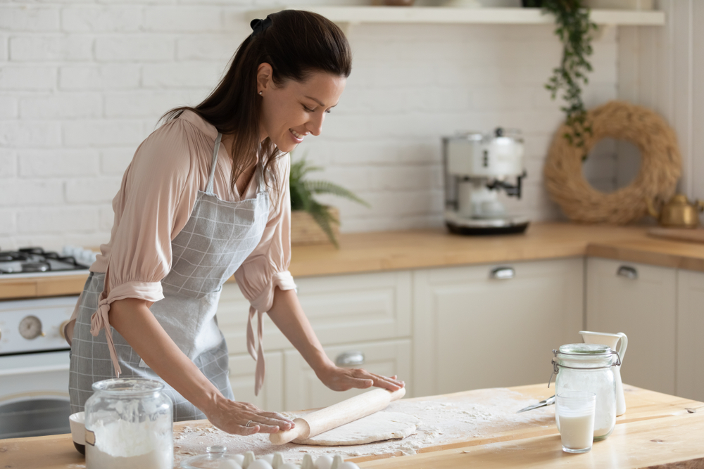 woman baking